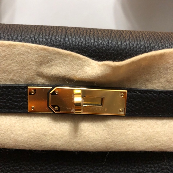 Hermes Togo Kelly Retourne 25 Black - Picture 2 of 13
